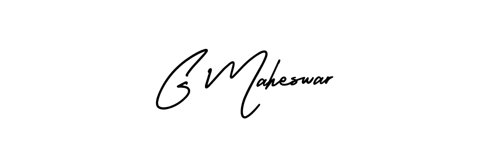 How to make G Maheswar signature? AmerikaSignatureDemo-Regular is a professional autograph style. Create handwritten signature for G Maheswar name. G Maheswar signature style 3 images and pictures png