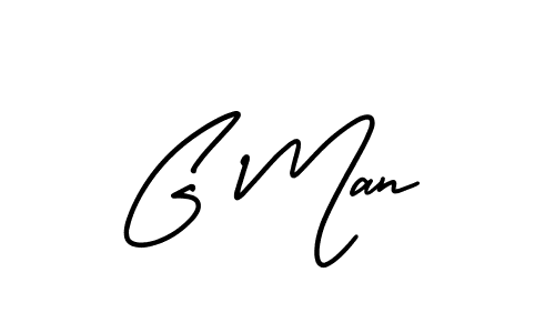 Use a signature maker to create a handwritten signature online. With this signature software, you can design (AmerikaSignatureDemo-Regular) your own signature for name G Man. G Man signature style 3 images and pictures png