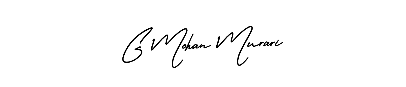 Also You can easily find your signature by using the search form. We will create G Mohan Murari name handwritten signature images for you free of cost using AmerikaSignatureDemo-Regular sign style. G Mohan Murari signature style 3 images and pictures png