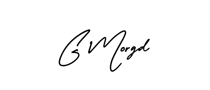 You should practise on your own different ways (AmerikaSignatureDemo-Regular) to write your name (G Morgd) in signature. don't let someone else do it for you. G Morgd signature style 3 images and pictures png