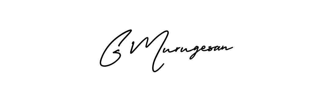 G Murugesan stylish signature style. Best Handwritten Sign (AmerikaSignatureDemo-Regular) for my name. Handwritten Signature Collection Ideas for my name G Murugesan. G Murugesan signature style 3 images and pictures png