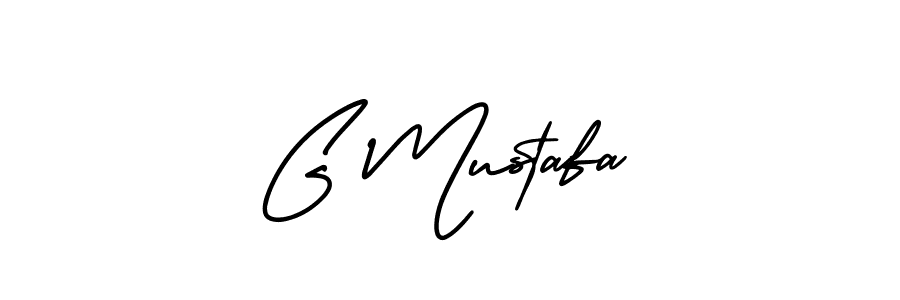 Best and Professional Signature Style for G Mustafa. AmerikaSignatureDemo-Regular Best Signature Style Collection. G Mustafa signature style 3 images and pictures png