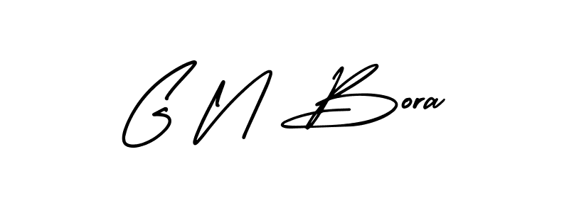 Make a beautiful signature design for name G N Bora. Use this online signature maker to create a handwritten signature for free. G N Bora signature style 3 images and pictures png