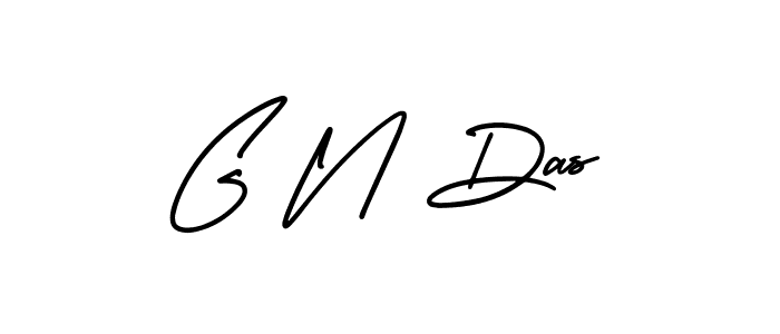 Use a signature maker to create a handwritten signature online. With this signature software, you can design (AmerikaSignatureDemo-Regular) your own signature for name G N Das. G N Das signature style 3 images and pictures png