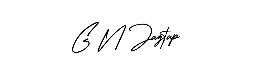 Best and Professional Signature Style for G N Jagtap. AmerikaSignatureDemo-Regular Best Signature Style Collection. G N Jagtap signature style 3 images and pictures png