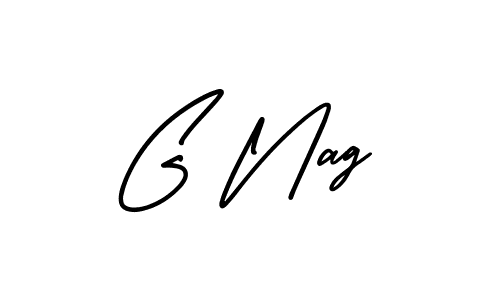 Best and Professional Signature Style for G Nag. AmerikaSignatureDemo-Regular Best Signature Style Collection. G Nag signature style 3 images and pictures png