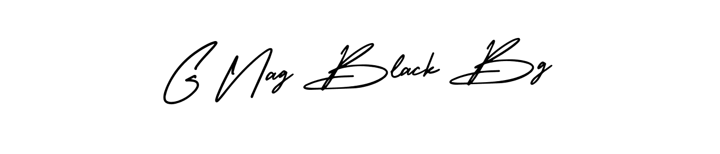 Create a beautiful signature design for name G Nag Black Bg. With this signature (AmerikaSignatureDemo-Regular) fonts, you can make a handwritten signature for free. G Nag Black Bg signature style 3 images and pictures png