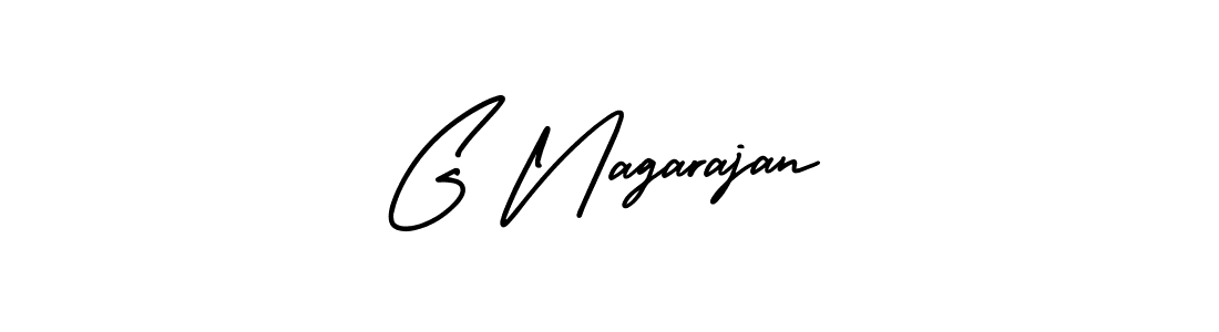 Use a signature maker to create a handwritten signature online. With this signature software, you can design (AmerikaSignatureDemo-Regular) your own signature for name G Nagarajan. G Nagarajan signature style 3 images and pictures png