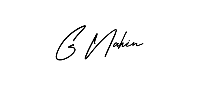 Make a beautiful signature design for name G Nahin. Use this online signature maker to create a handwritten signature for free. G Nahin signature style 3 images and pictures png