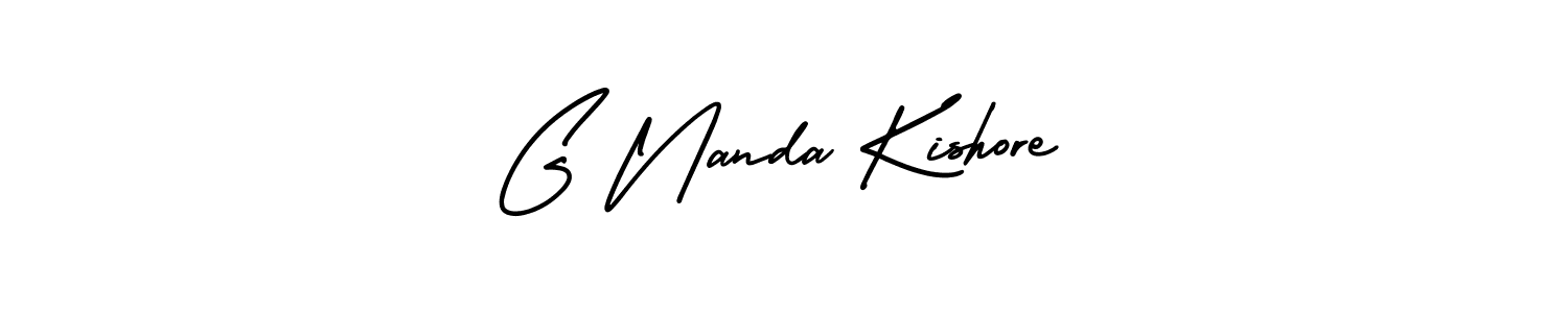 Best and Professional Signature Style for G Nanda Kishore. AmerikaSignatureDemo-Regular Best Signature Style Collection. G Nanda Kishore signature style 3 images and pictures png