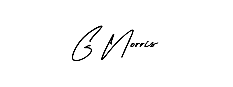 The best way (AmerikaSignatureDemo-Regular) to make a short signature is to pick only two or three words in your name. The name G Norris include a total of six letters. For converting this name. G Norris signature style 3 images and pictures png