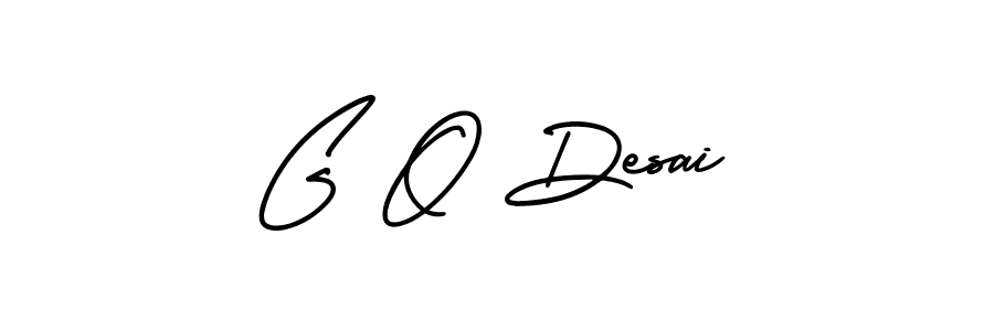 AmerikaSignatureDemo-Regular is a professional signature style that is perfect for those who want to add a touch of class to their signature. It is also a great choice for those who want to make their signature more unique. Get G O Desai name to fancy signature for free. G O Desai signature style 3 images and pictures png