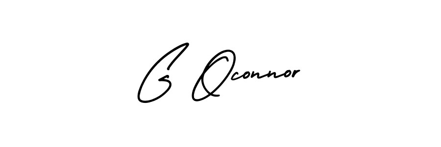 The best way (AmerikaSignatureDemo-Regular) to make a short signature is to pick only two or three words in your name. The name G Oconnor include a total of six letters. For converting this name. G Oconnor signature style 3 images and pictures png