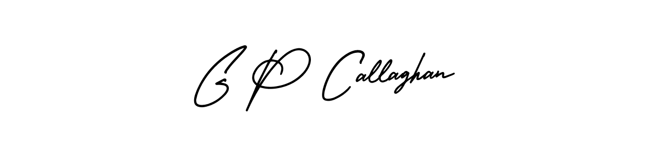 Also You can easily find your signature by using the search form. We will create G P Callaghan name handwritten signature images for you free of cost using AmerikaSignatureDemo-Regular sign style. G P Callaghan signature style 3 images and pictures png