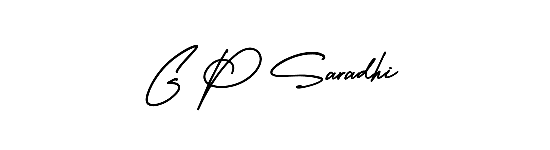 How to make G P Saradhi signature? AmerikaSignatureDemo-Regular is a professional autograph style. Create handwritten signature for G P Saradhi name. G P Saradhi signature style 3 images and pictures png