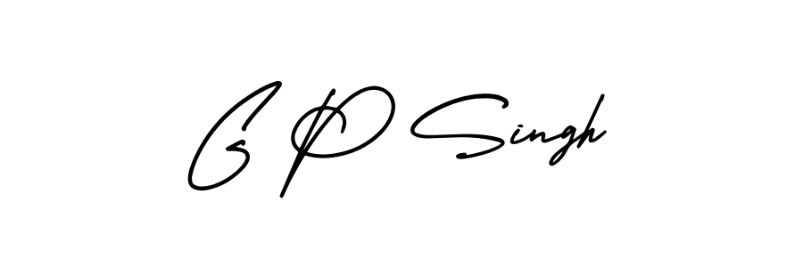Use a signature maker to create a handwritten signature online. With this signature software, you can design (AmerikaSignatureDemo-Regular) your own signature for name G P Singh. G P Singh signature style 3 images and pictures png