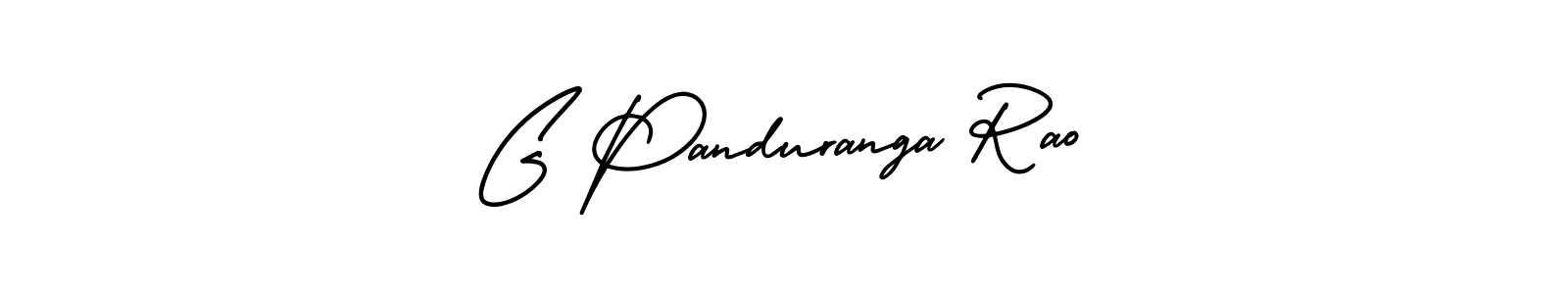 How to make G Panduranga Rao signature? AmerikaSignatureDemo-Regular is a professional autograph style. Create handwritten signature for G Panduranga Rao name. G Panduranga Rao signature style 3 images and pictures png