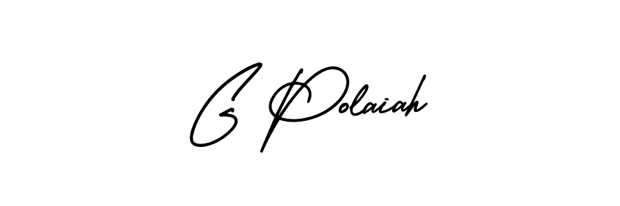 Best and Professional Signature Style for G Polaiah. AmerikaSignatureDemo-Regular Best Signature Style Collection. G Polaiah signature style 3 images and pictures png