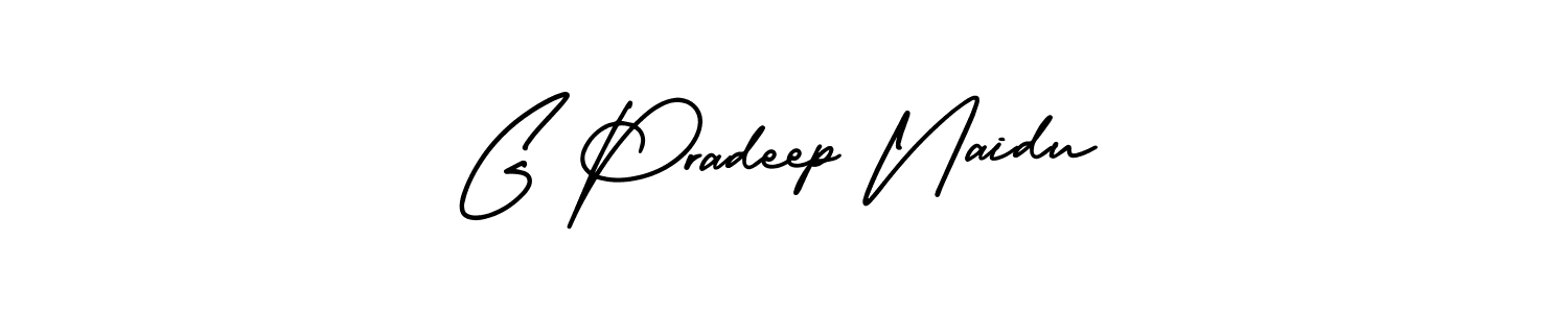 Also we have G Pradeep Naidu name is the best signature style. Create professional handwritten signature collection using AmerikaSignatureDemo-Regular autograph style. G Pradeep Naidu signature style 3 images and pictures png
