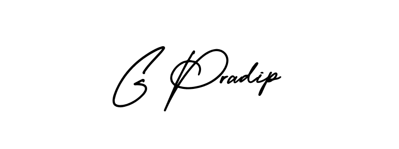 Make a beautiful signature design for name G Pradip. Use this online signature maker to create a handwritten signature for free. G Pradip signature style 3 images and pictures png