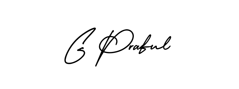 Make a short G Praful signature style. Manage your documents anywhere anytime using AmerikaSignatureDemo-Regular. Create and add eSignatures, submit forms, share and send files easily. G Praful signature style 3 images and pictures png