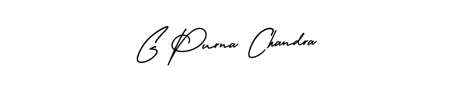 Best and Professional Signature Style for G Purna Chandra. AmerikaSignatureDemo-Regular Best Signature Style Collection. G Purna Chandra signature style 3 images and pictures png