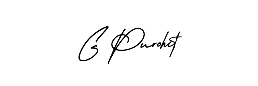 Also You can easily find your signature by using the search form. We will create G Purohit name handwritten signature images for you free of cost using AmerikaSignatureDemo-Regular sign style. G Purohit signature style 3 images and pictures png