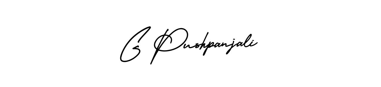 Make a beautiful signature design for name G Pushpanjali. Use this online signature maker to create a handwritten signature for free. G Pushpanjali signature style 3 images and pictures png