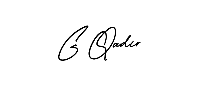 Make a short G Qadir signature style. Manage your documents anywhere anytime using AmerikaSignatureDemo-Regular. Create and add eSignatures, submit forms, share and send files easily. G Qadir signature style 3 images and pictures png