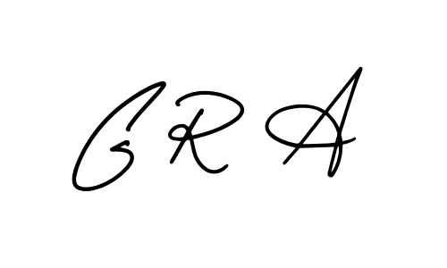 This is the best signature style for the G R A name. Also you like these signature font (AmerikaSignatureDemo-Regular). Mix name signature. G R A signature style 3 images and pictures png