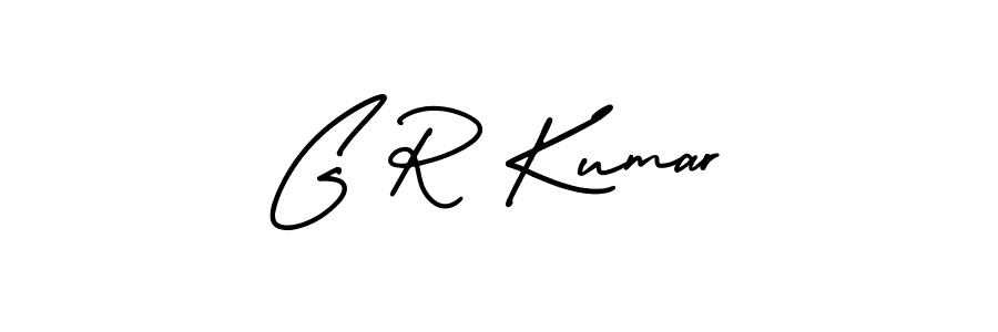 Make a beautiful signature design for name G R Kumar. With this signature (AmerikaSignatureDemo-Regular) style, you can create a handwritten signature for free. G R Kumar signature style 3 images and pictures png