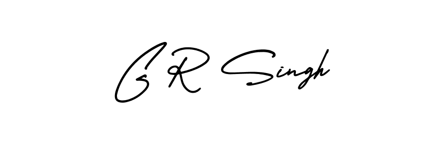 G R Singh stylish signature style. Best Handwritten Sign (AmerikaSignatureDemo-Regular) for my name. Handwritten Signature Collection Ideas for my name G R Singh. G R Singh signature style 3 images and pictures png