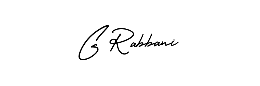 It looks lik you need a new signature style for name G Rabbani. Design unique handwritten (AmerikaSignatureDemo-Regular) signature with our free signature maker in just a few clicks. G Rabbani signature style 3 images and pictures png