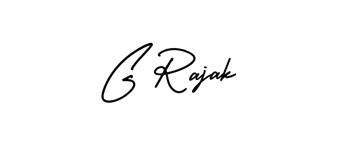 Best and Professional Signature Style for G Rajak. AmerikaSignatureDemo-Regular Best Signature Style Collection. G Rajak signature style 3 images and pictures png