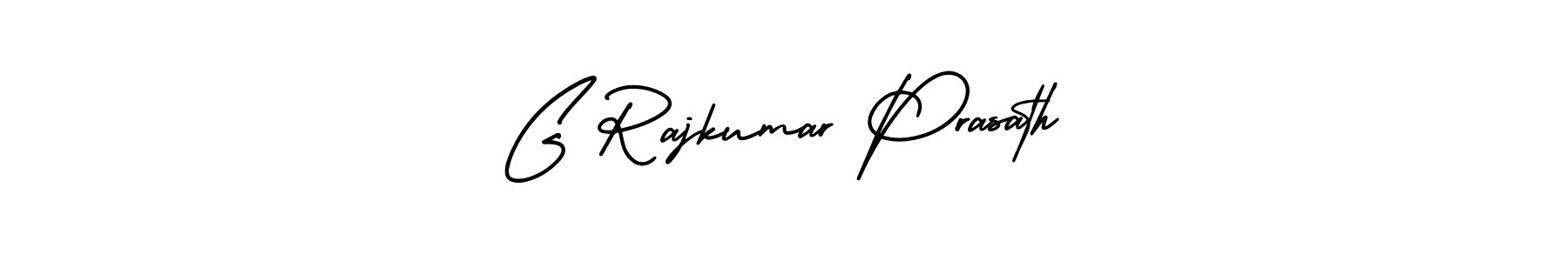 G Rajkumar Prasath stylish signature style. Best Handwritten Sign (AmerikaSignatureDemo-Regular) for my name. Handwritten Signature Collection Ideas for my name G Rajkumar Prasath. G Rajkumar Prasath signature style 3 images and pictures png