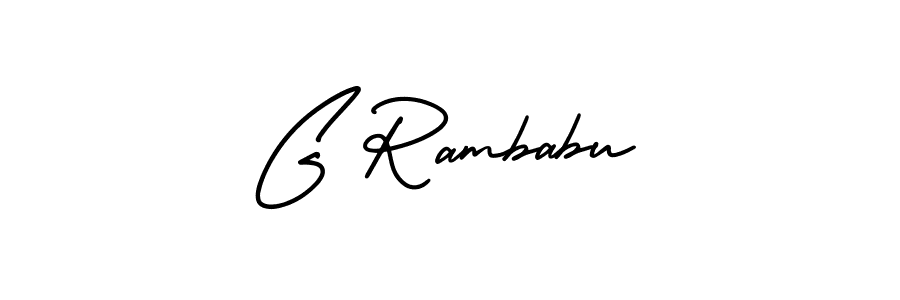 Make a beautiful signature design for name G Rambabu. Use this online signature maker to create a handwritten signature for free. G Rambabu signature style 3 images and pictures png