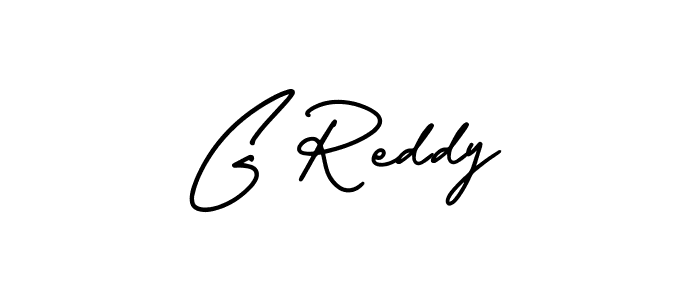 Make a beautiful signature design for name G Reddy. Use this online signature maker to create a handwritten signature for free. G Reddy signature style 3 images and pictures png