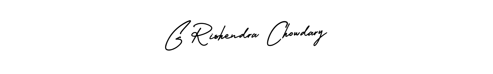 Check out images of Autograph of G Rishendra Chowdary name. Actor G Rishendra Chowdary Signature Style. AmerikaSignatureDemo-Regular is a professional sign style online. G Rishendra Chowdary signature style 3 images and pictures png