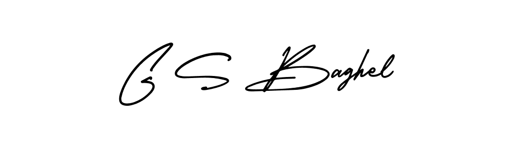 Also You can easily find your signature by using the search form. We will create G S Baghel name handwritten signature images for you free of cost using AmerikaSignatureDemo-Regular sign style. G S Baghel signature style 3 images and pictures png