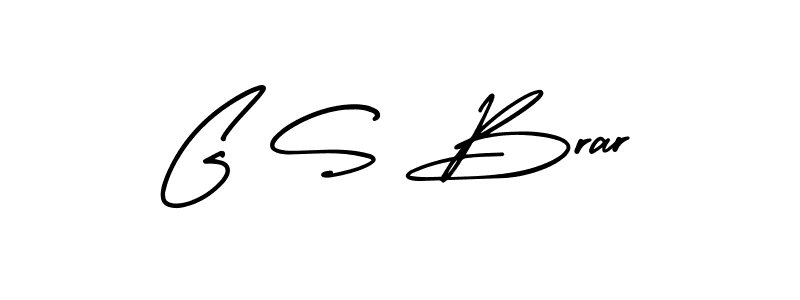 Design your own signature with our free online signature maker. With this signature software, you can create a handwritten (AmerikaSignatureDemo-Regular) signature for name G S Brar. G S Brar signature style 3 images and pictures png