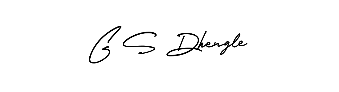 Make a beautiful signature design for name G S Dhengle. With this signature (AmerikaSignatureDemo-Regular) style, you can create a handwritten signature for free. G S Dhengle signature style 3 images and pictures png