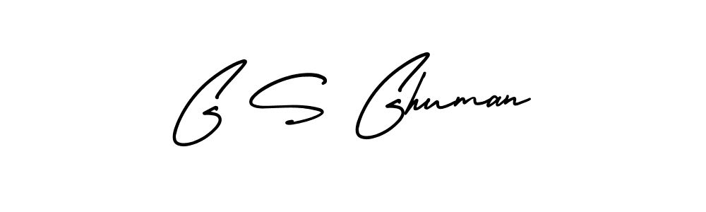 How to make G S Ghuman signature? AmerikaSignatureDemo-Regular is a professional autograph style. Create handwritten signature for G S Ghuman name. G S Ghuman signature style 3 images and pictures png