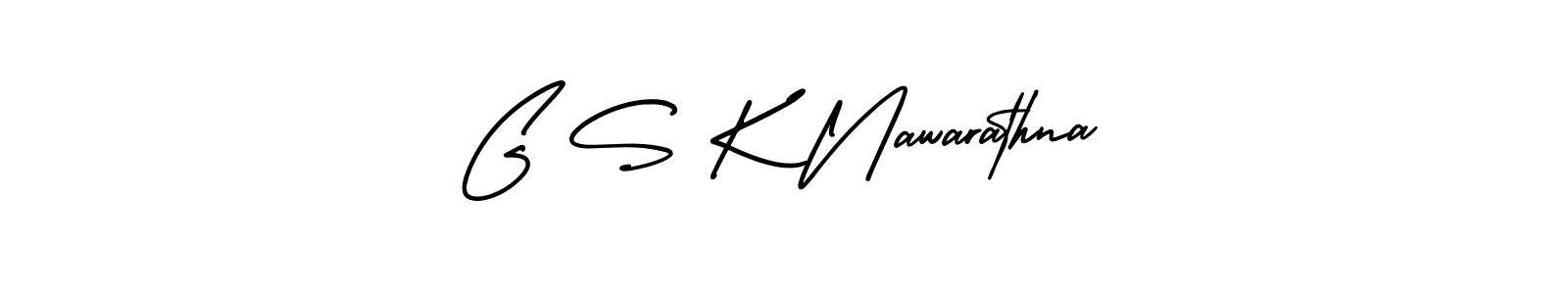 How to Draw G S K Nawarathna signature style? AmerikaSignatureDemo-Regular is a latest design signature styles for name G S K Nawarathna. G S K Nawarathna signature style 3 images and pictures png