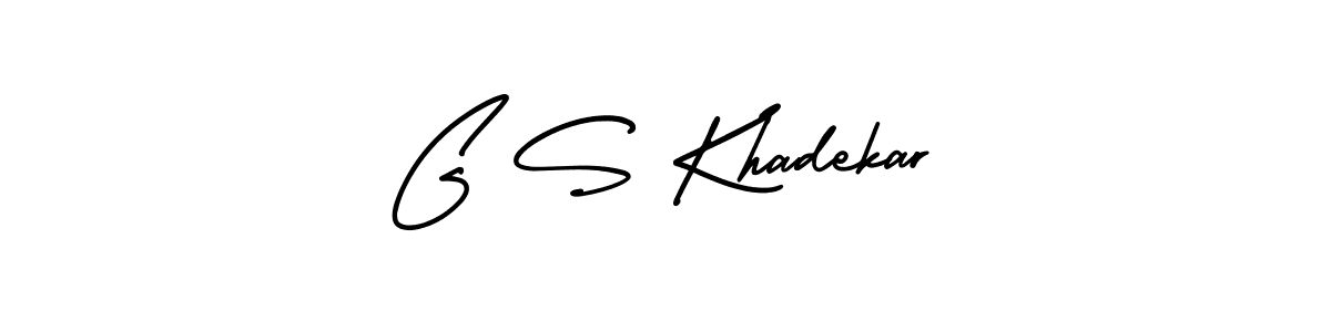 It looks lik you need a new signature style for name G S Khadekar. Design unique handwritten (AmerikaSignatureDemo-Regular) signature with our free signature maker in just a few clicks. G S Khadekar signature style 3 images and pictures png