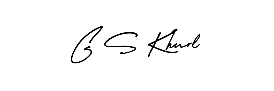 How to Draw G S Khurl signature style? AmerikaSignatureDemo-Regular is a latest design signature styles for name G S Khurl. G S Khurl signature style 3 images and pictures png