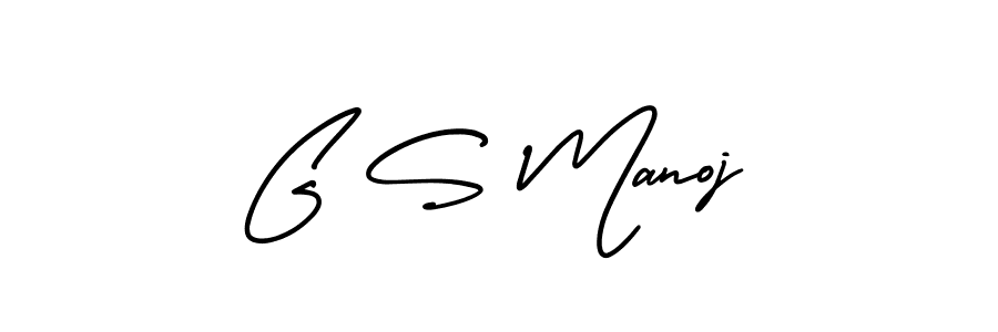 Similarly AmerikaSignatureDemo-Regular is the best handwritten signature design. Signature creator online .You can use it as an online autograph creator for name G S Manoj. G S Manoj signature style 3 images and pictures png