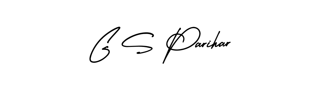 Also You can easily find your signature by using the search form. We will create G S Parihar name handwritten signature images for you free of cost using AmerikaSignatureDemo-Regular sign style. G S Parihar signature style 3 images and pictures png