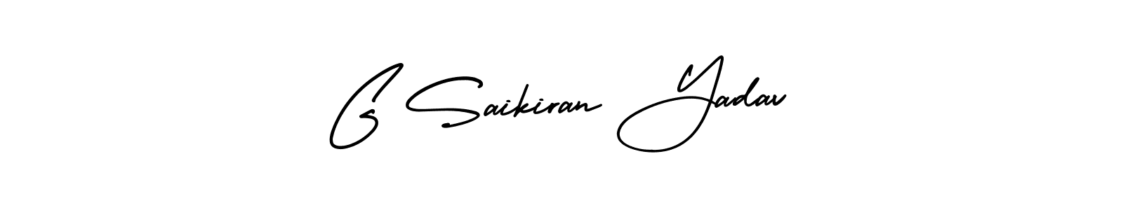 Also we have G Saikiran Yadav name is the best signature style. Create professional handwritten signature collection using AmerikaSignatureDemo-Regular autograph style. G Saikiran Yadav signature style 3 images and pictures png