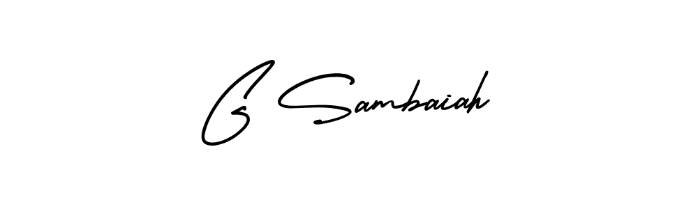 How to Draw G Sambaiah signature style? AmerikaSignatureDemo-Regular is a latest design signature styles for name G Sambaiah. G Sambaiah signature style 3 images and pictures png