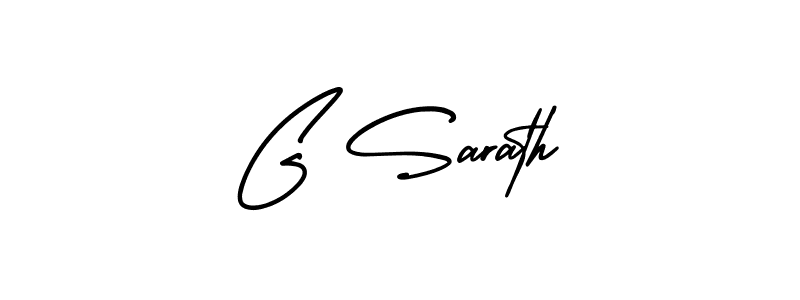 How to make G Sarath signature? AmerikaSignatureDemo-Regular is a professional autograph style. Create handwritten signature for G Sarath name. G Sarath signature style 3 images and pictures png
